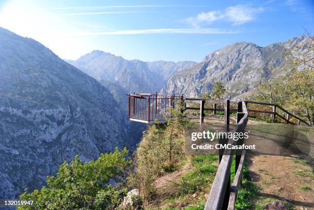 balcony, la hermida - cantabria stock pictures, royalty-free photos & images