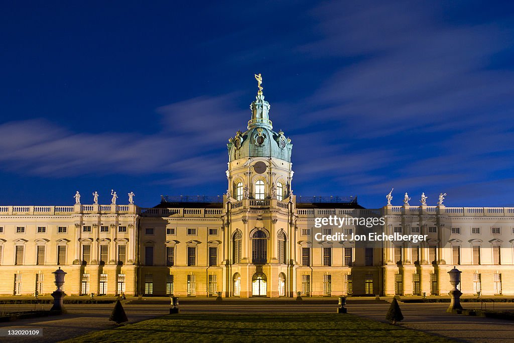 Schloss Charlottenburg at sunset