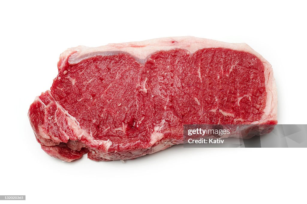 Steak Isolated on White