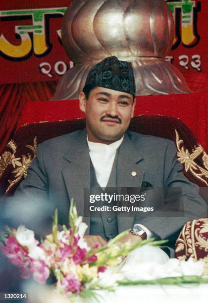 Crown Prince Dipendra sits for a portrait in 2000 in Nepal. The public continues to mourn the murder of members of the royal family after Crown...