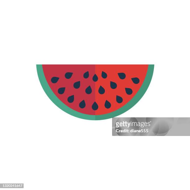 cute summer icon on a trasparent base - watermelon - trasparente stock illustrations