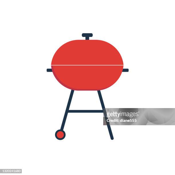cute summer icon on a trasparent base - bbq - trasparente stock illustrations