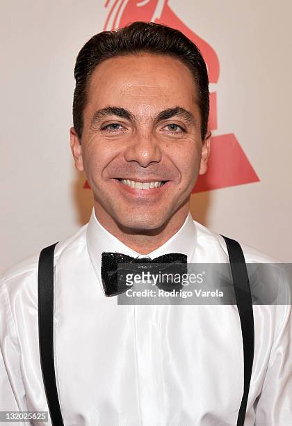 Singer Cristian Castro arrives at the 2011 Latin Recording Academy Person Of The Year honoring Shakira held at the Mandalay Bay Resort & Casino on...