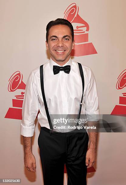 Singer Cristian Castro arrives at the 2011 Latin Recording Academy Person Of The Year honoring Shakira held at the Mandalay Bay Resort & Casino on...