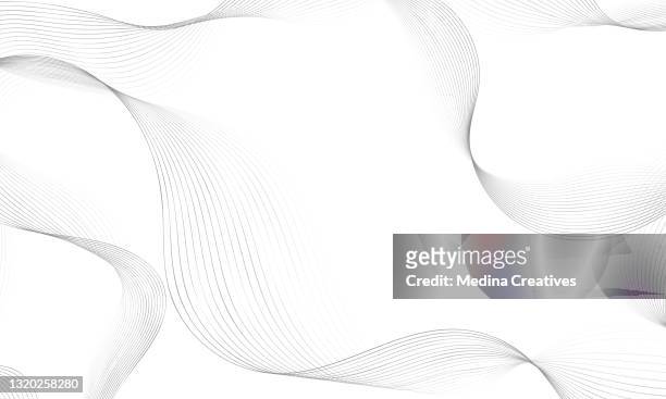 wavy lines abstract background design - line drawing activity stock illustrations