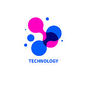 Science and technology concept. Abstract scientific symbol