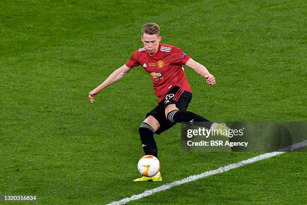 Scott McTominay of Manchester United during the UEFA Europa League Final match between Villarreal CF and Manchester United at Stadion Energa Gdansk...