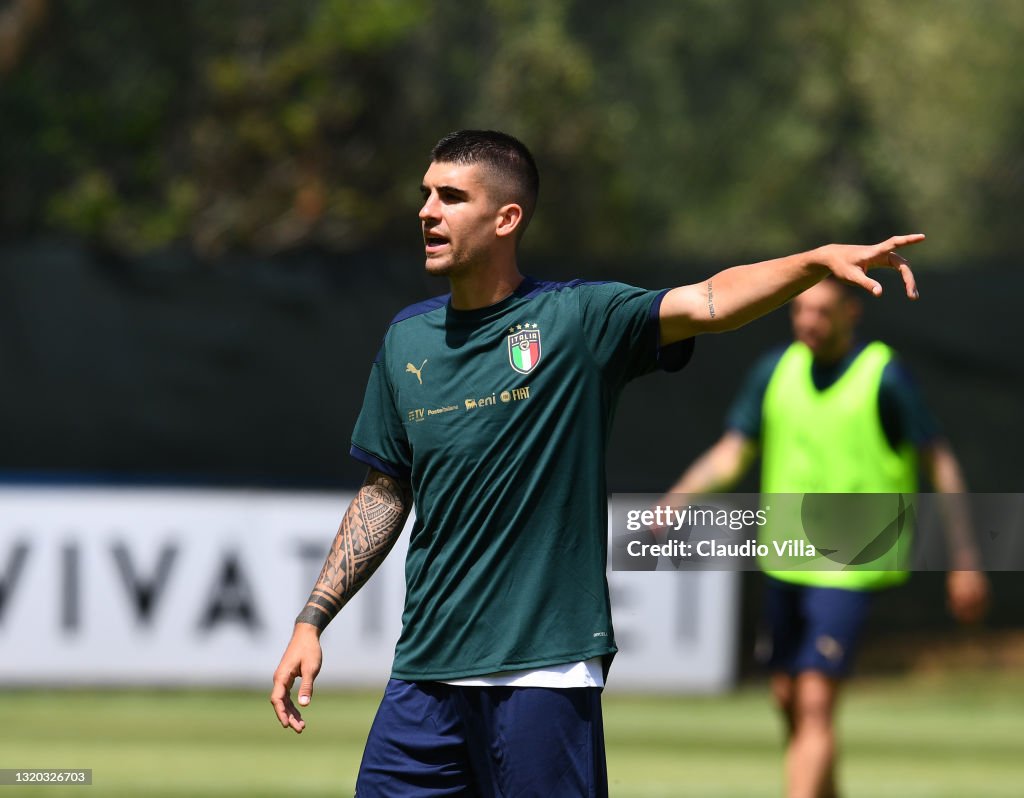 Italy Training Session And Press Conference