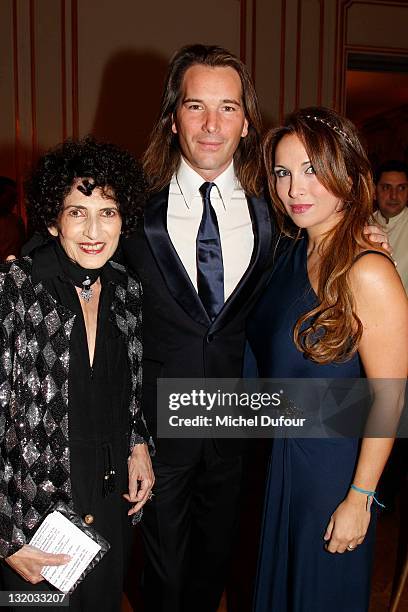 Daniele Hermann, Helene Segara and her husband attend Charity Gala For Cardiovascular Foundation Hosted by Me Hermann at Hotel Dassault on November...