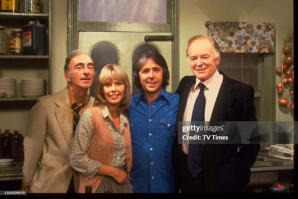 Actors David Kelly Tessa Wyatt Richard O Sullivan And Tony Britton actors-david-kelly-tessa-wyatt-richard-o-sullivan-and-tony-britton