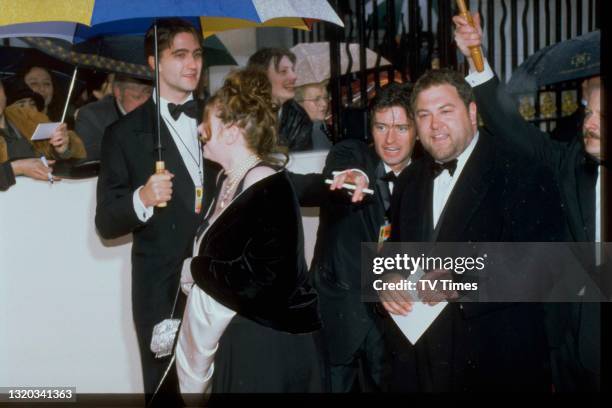 Actor Mark Addy at the BAFTA Film Awards, circa 1998.