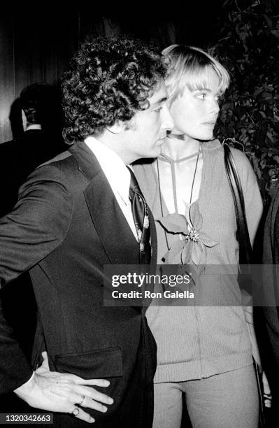 Errol Wetson and Margaux Hemingway attend "The Towering Inferno" Premiere Party at the Four Seasons Hotel in New York City on December 18, 1974.