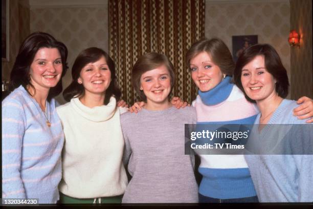 Pop group The Nolan Sisters, circa 1977.