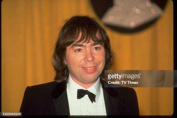 Composer Andrew Lloyd Webber photographed at the 27th Annual Grammy Awards at the Shrine Auditorium in Los Angeles, on February 26, 1985.