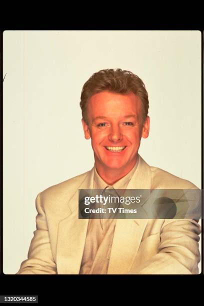 Comedian and television presenter Les Dennis, circa 1991.