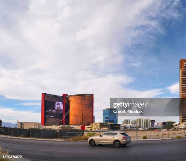 new casino hotel- resorts world las vegas- opening soon in las vegas nevada usa - capital hilton stock pictures, royalty-free photos & images