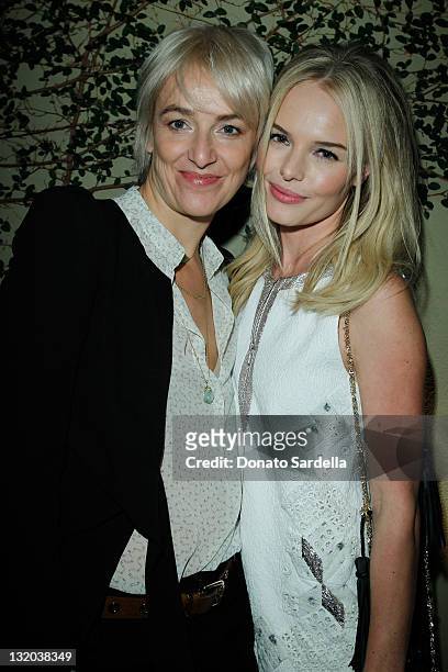 Designer Vanessa Bruno and actress Kate Bosworth attend Vanessa Bruno Celebrates One Year Anniversary In Los Angelesat Lucques Restaurant on November...