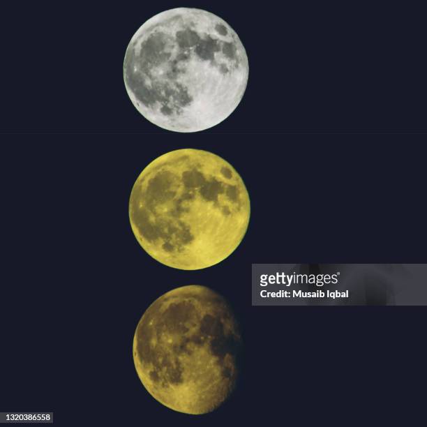 lunar eclipse in a frame - maansverduistering stockfoto's en -beelden