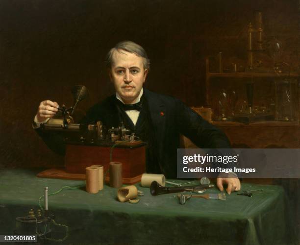 Thomas Alva Edison, 1890. Artist Abraham Archibald Anderson.
