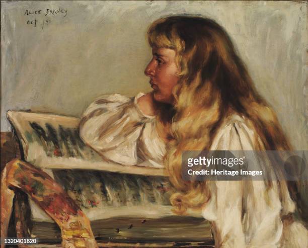 Natalie and Missal, 1890. Artist Alice Pike Barney.