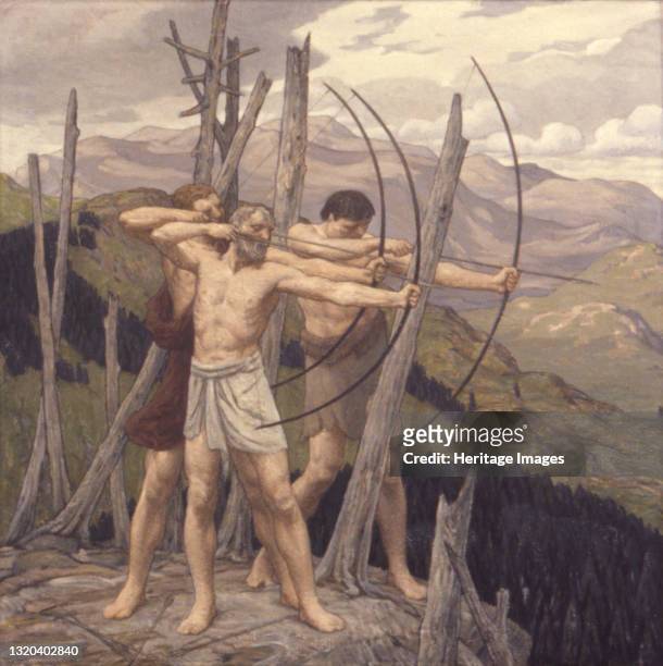 The Archers, 1917. Artist Bryson Burroughs.