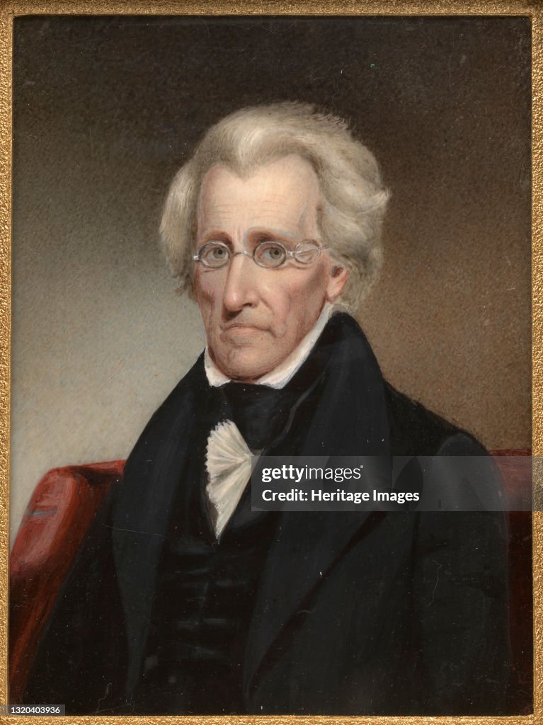 Andrew Jackson Rip Andrew Jackson, 1840. Copy after Edward Dalton Marchant. Artist James ...