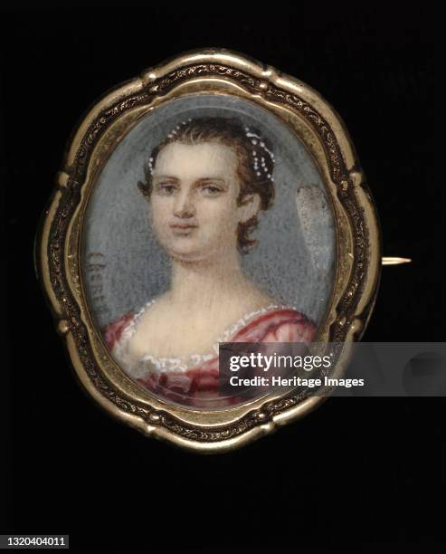 Martha Washington, circa 1859. Copy After John Wollaston. Artist John Cheney.