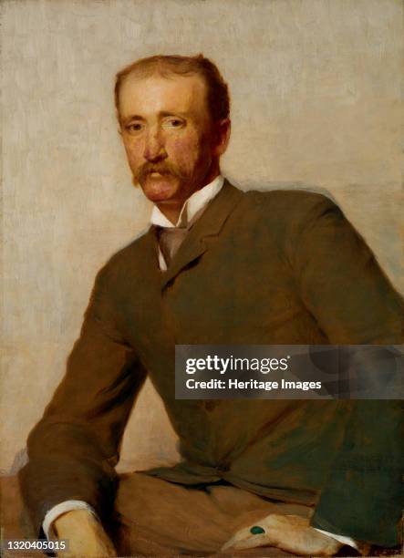 Portrait of Frank Hamilton Cushing, 1890. Artist Thomas Hovenden.