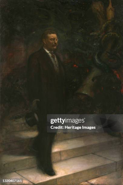 Theodore Roosevelt, circa 1908-1910. Artist Sigismund De Ivanowski.
