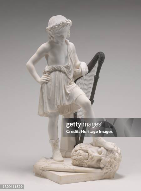 David Triumphant, model 1845/1846, carved 1848. Artist Thomas Crawford.