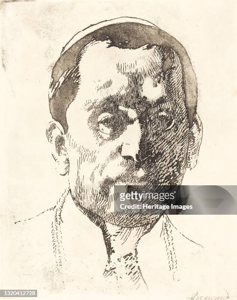 Pope Benedict XV , 1917. Artist Paul Albert Besnard.