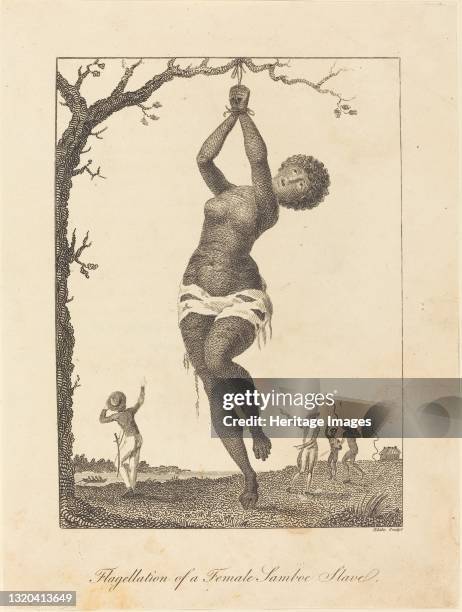 Flagellation of a Female Samboe Slave, 1793. Artist William Blake.