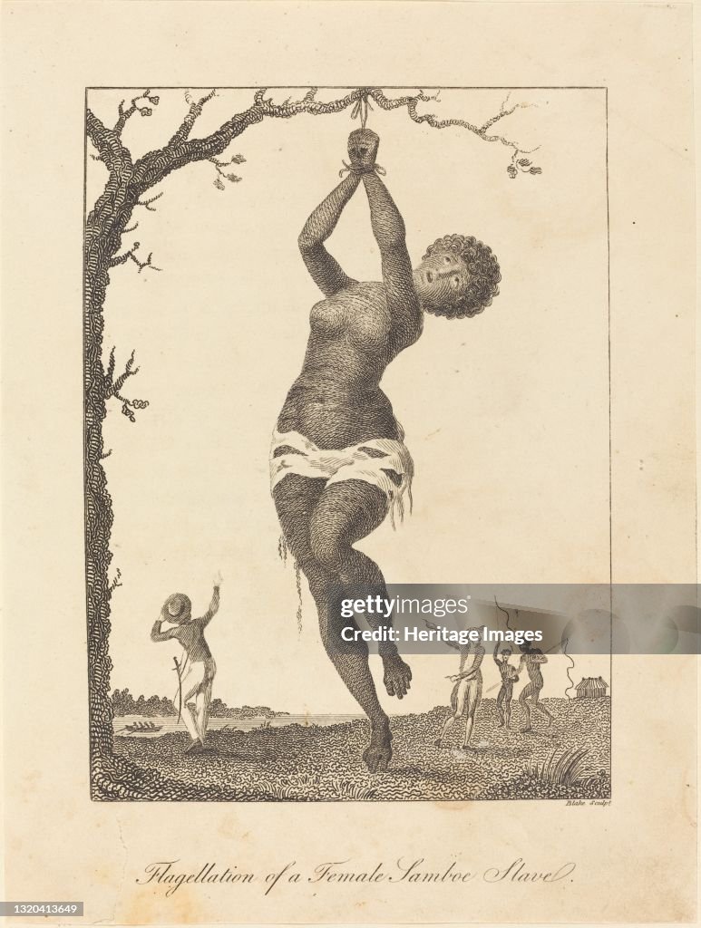 Flagellation Of A Female Samboe Slave