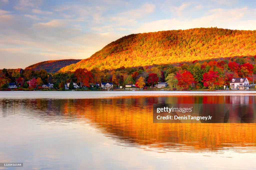 Herbst in den Berkshires von Massachusetts