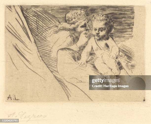 Mab and Cupid . Artist Alphonse Legros.