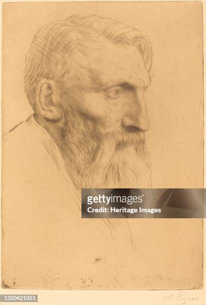 Auguste Rodin. Artist Alphonse Legros.