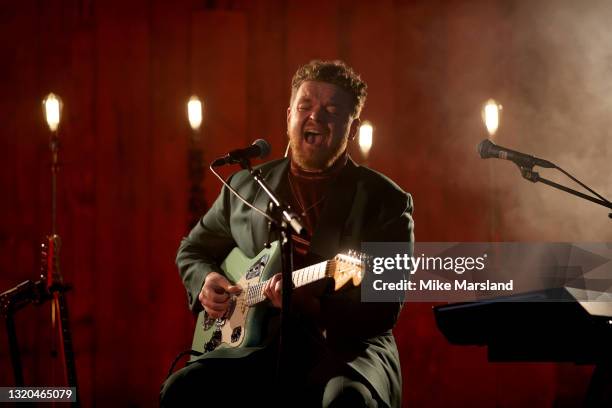 Jack Garratt performs in a very intimate gig at Home Farm Live on May 27, 2021 in Elstree, England.