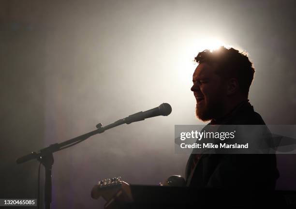 Jack Garratt performs in a very intimate gig at Home Farm Live on May 27, 2021 in Elstree, England.