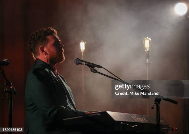 Jack Garratt performs in a very intimate gig at Home Farm Live on May 27, 2021 in Elstree, England.