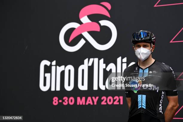 Max Kanter of Germany and Team DSM at start during the 104th Giro d'Italia 2021, Stage 19 a 166km stage from Abbiategrasso to Alpe di Mera - Valsesia...