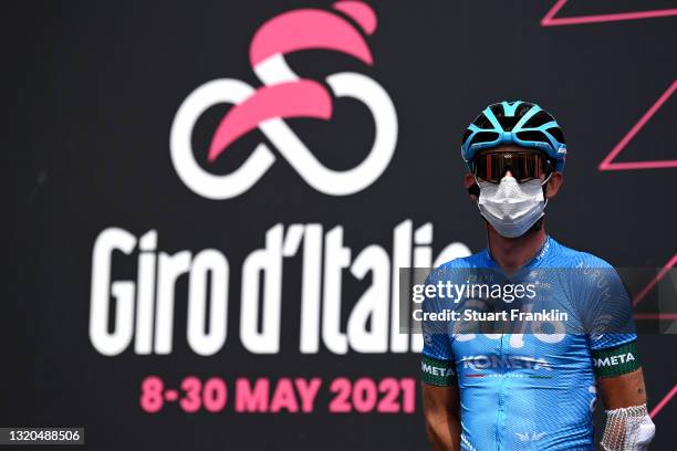 Francesco Gavazzi of Italy and EOLO-KOMETA Cycling Team at start during the 104th Giro d'Italia 2021, Stage 19 a 166km stage from Abbiategrasso to...