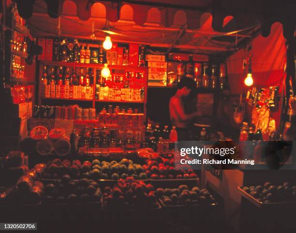 Stall in Xian. In 1993 China was very much in a transition stage, emerging from decades of Communist doctrine and embracing free market enterprise...