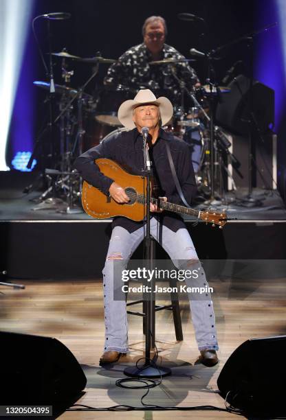 In this image released on May 28 Multi-platinum selling country music icon and Grammy®, CMA and ACM Award-winner Alan Jackson performs for the...