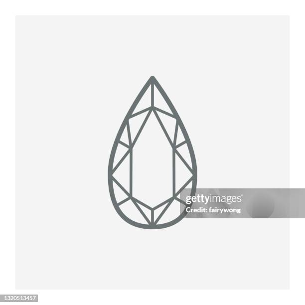 gem vector icon - triangle ruler stock illustrations