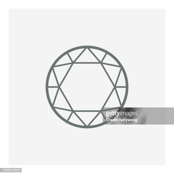 gem vector icon - triangle ruler logo stock illustrations