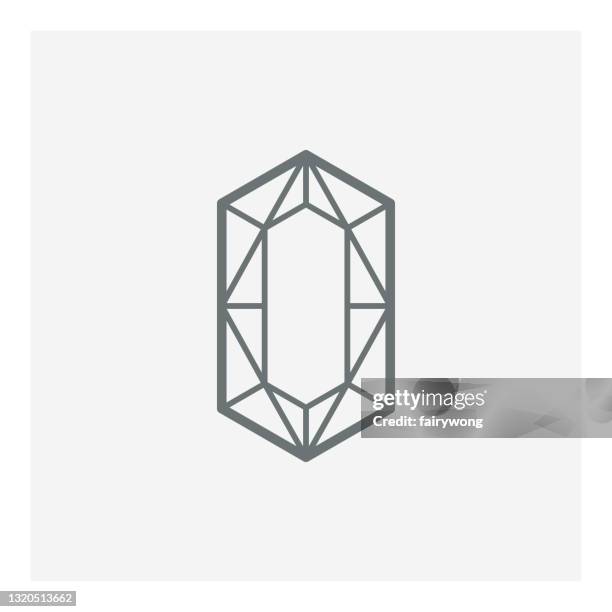 gem vector icon - triangle ruler stock illustrations