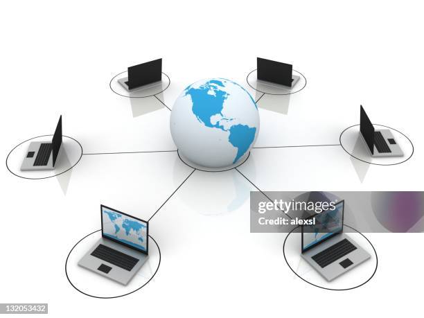 Computer Network Diagram Photos and Premium High Res Pictures - Getty ...