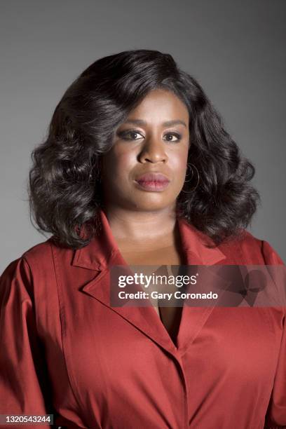 Actress Uzo Aduba is photographed for Los Angeles Times on May 12, 2021 in Los Angeles, California. PUBLISHED IMAGE. CREDIT MUST READ: Gary...