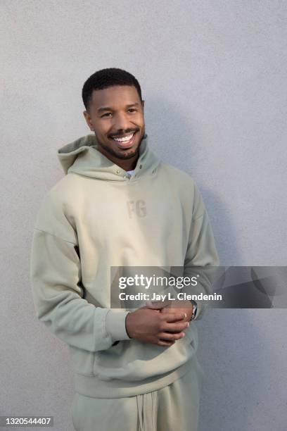 Actor Michael B. Jordan is photographed for Los Angeles Times on April 29, 2021 in Los Angeles, California. PUBLISHED IMAGE. CREDIT MUST READ: Jay L....