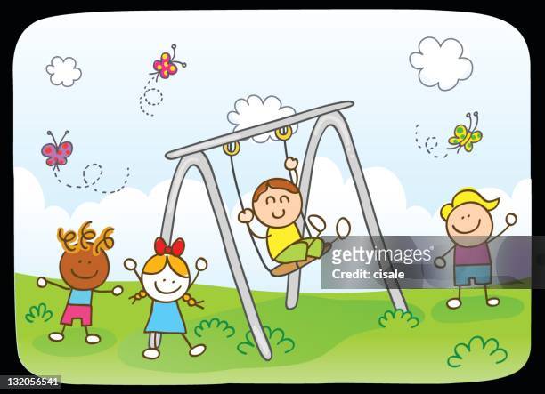 251 Cartoon Swing Set Photos and Premium High Res Pictures - Getty Images